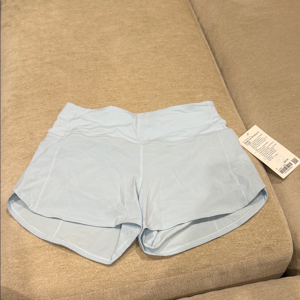 Lululemon Athletica Light Blue Athletic Shorts